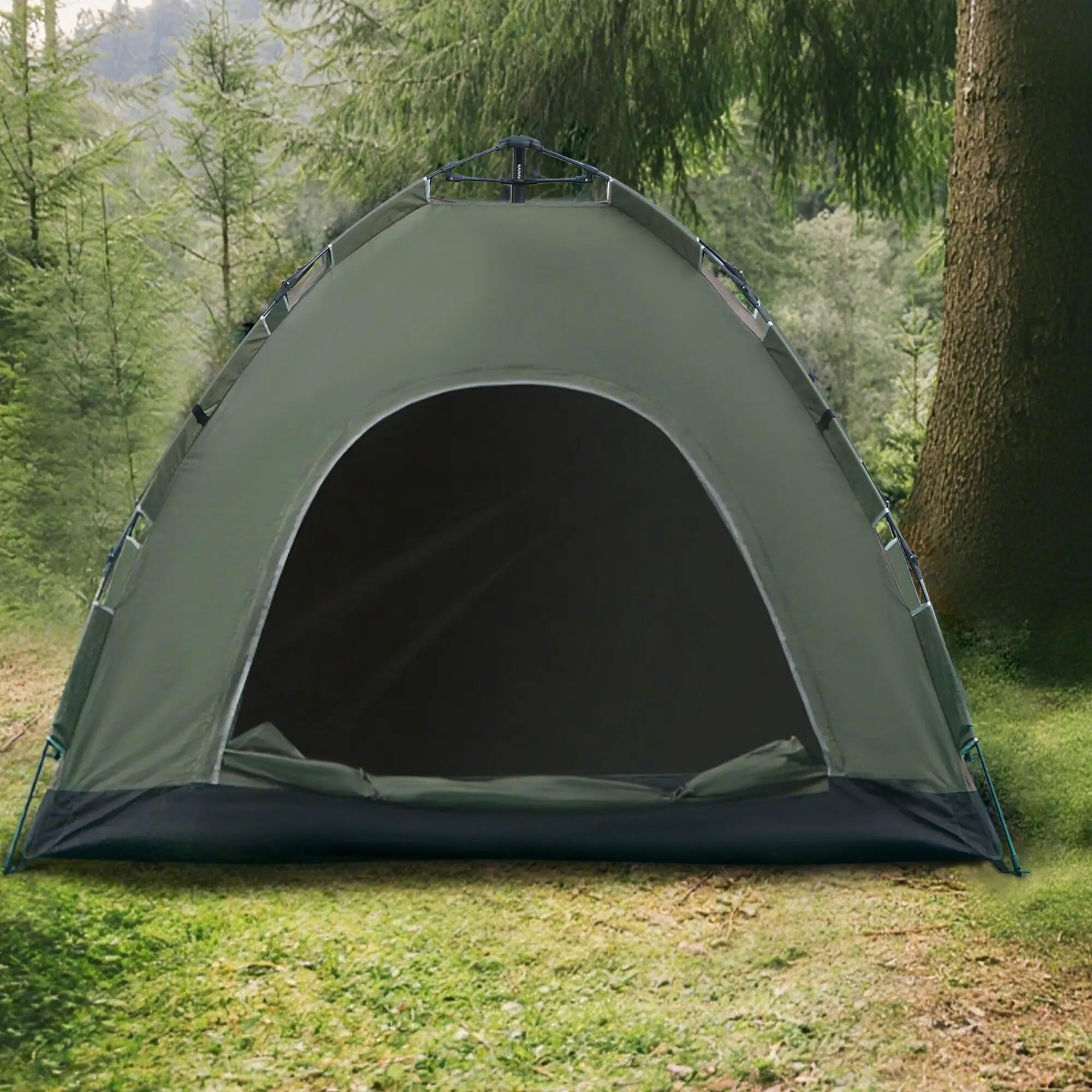 Tente de camping 2 personnes - pop-up, polyester 4/6