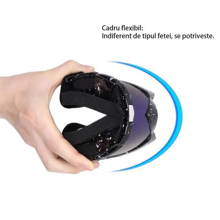 Lunettes de ski, protection UV, coupe-vent, lunettes de course anti-poussière 3/6