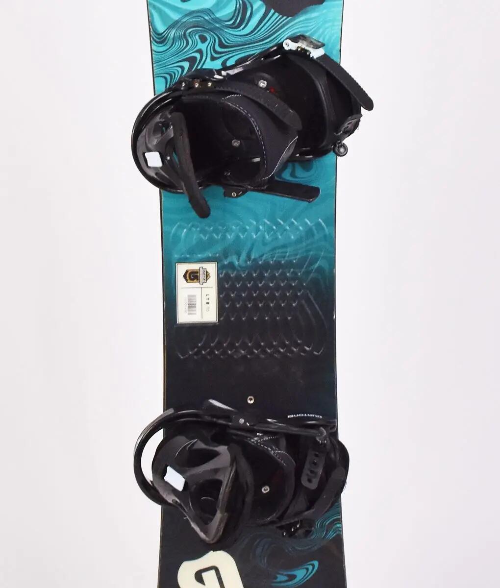 RECONDITIONNE - Snowboard Occasion Burton LTR (bleu) - BON 2/3
