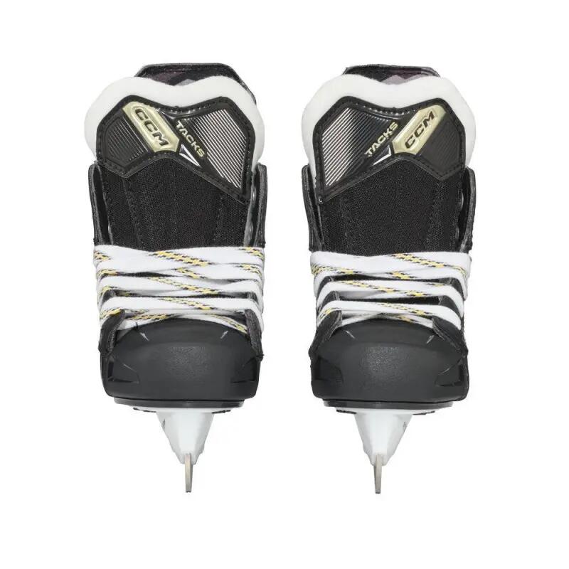 CCM Tacks AS-V Youth Eishockey-Schlittschuhe, REGULAR, YT9, EU 26 schwarz Kinder 5/7