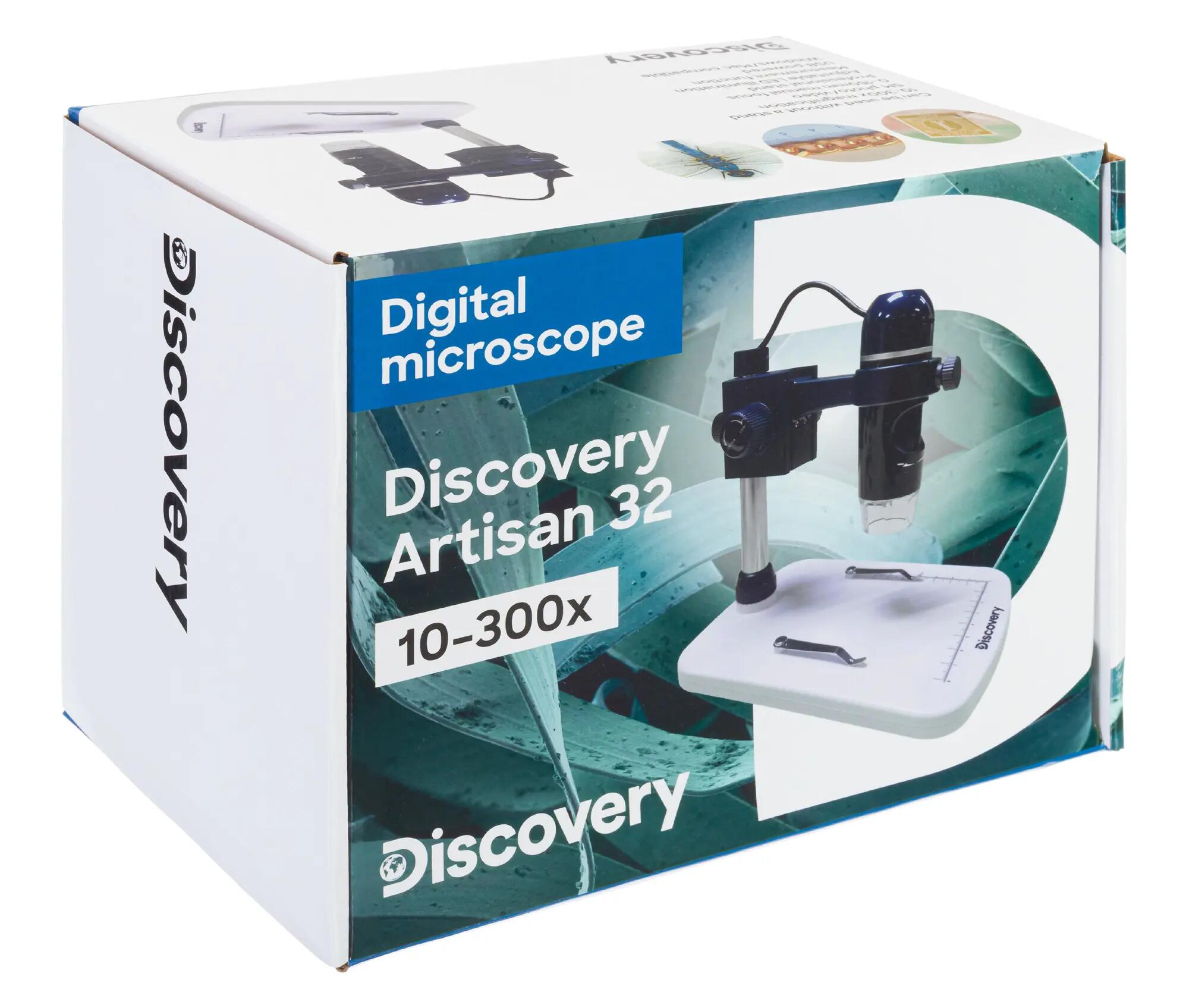Levenhuk Discovery Artisan 32-Digitalmikroskop mit Buch auf Italienisch 9/9