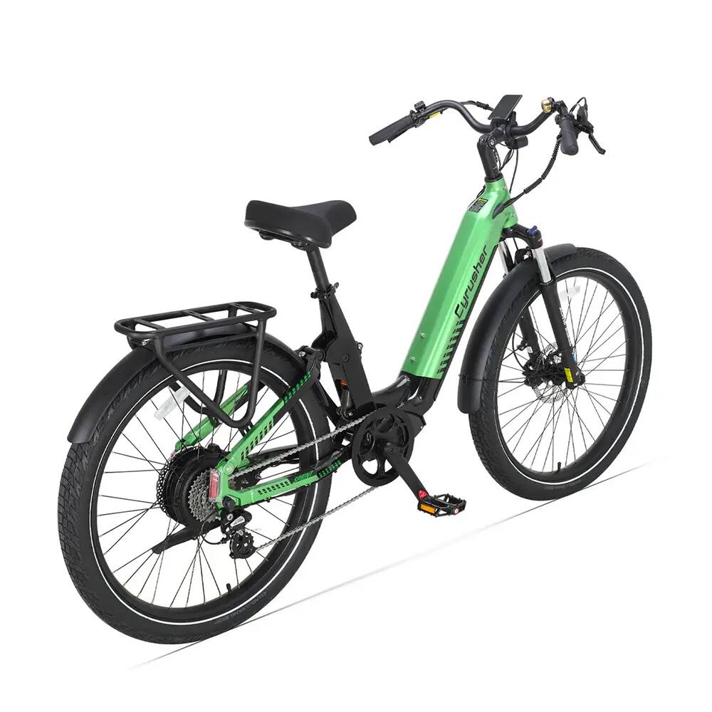 Bicicletta elettrica urbana Cyrusher Sprint con batteria da 48 V 15 Ah 2/3
