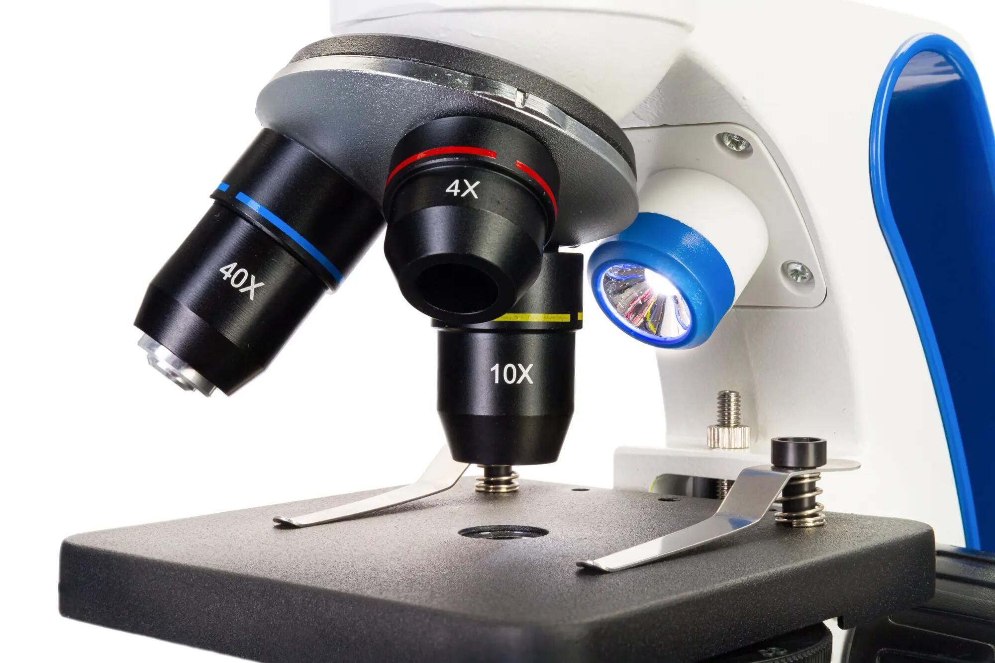 Microscopio Levenhuk Discovery Pico Gravity con libro in inglese 12/15