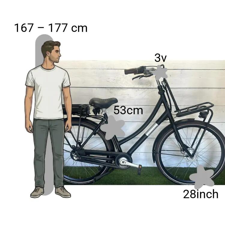 Bicicletta usata Fongers Transportfiets 2/4