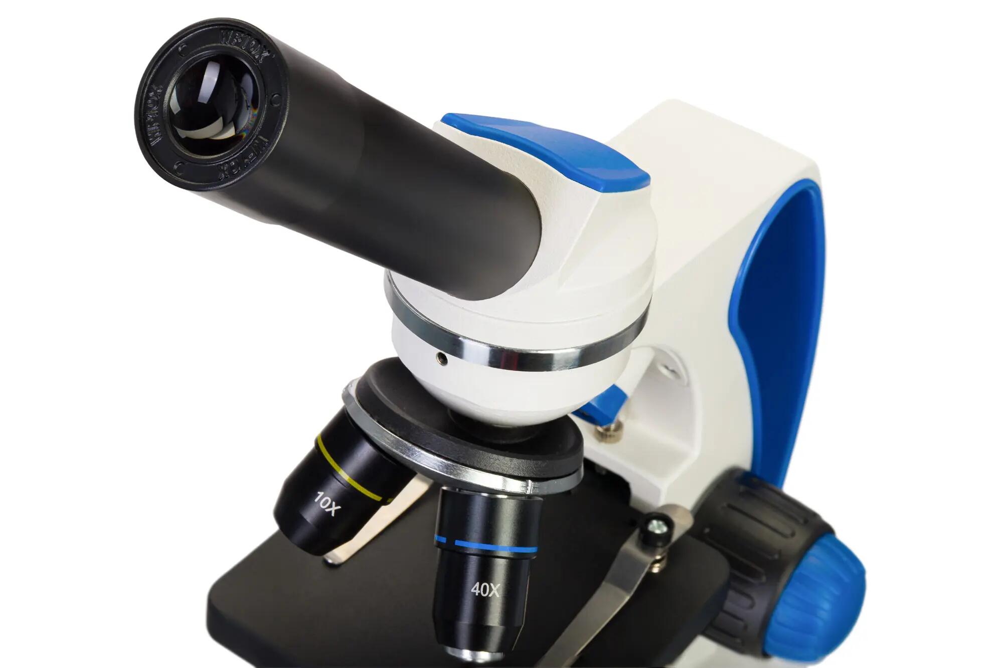 Microscopio Levenhuk Discovery Pico Gravity con libro in inglese 10/15