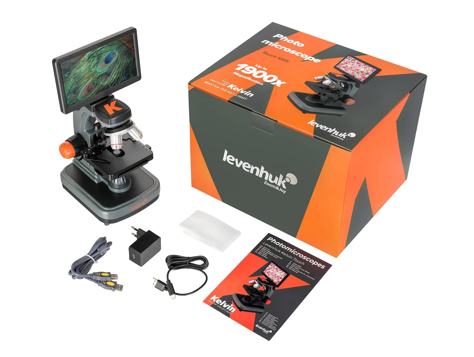 Fotomicroscopio Levenhuk Kelvin Touch KM5 2/15