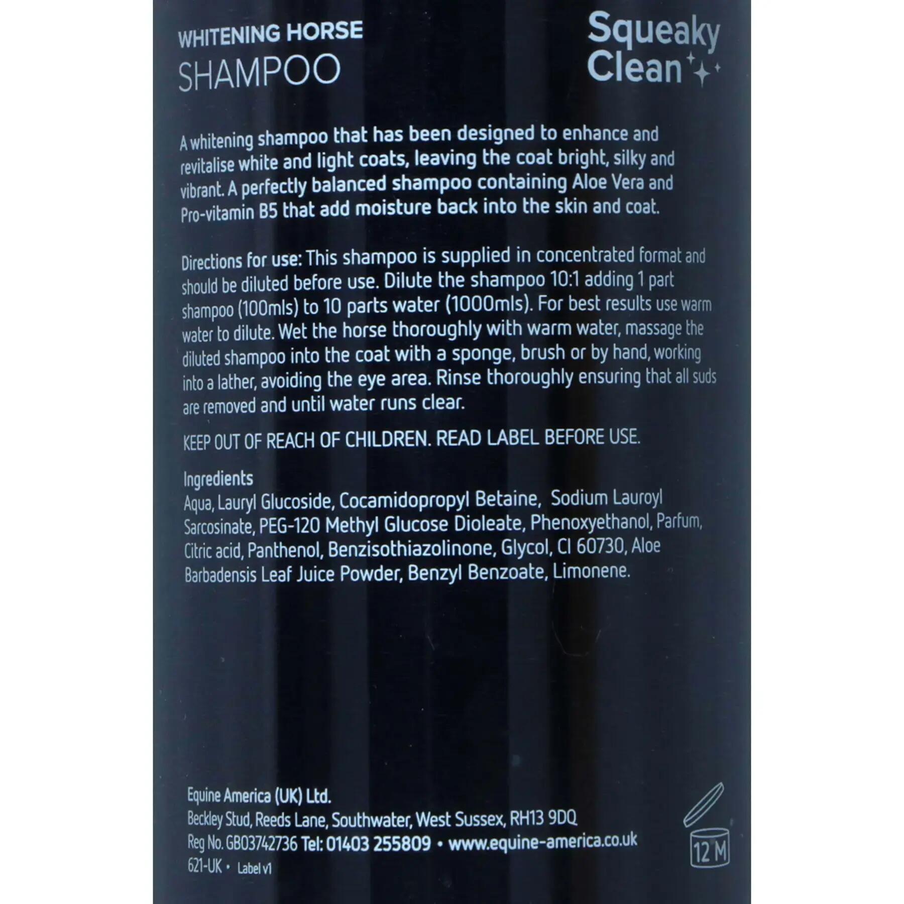 Champú para caballos Equine America Squeaky Clean 3/3
