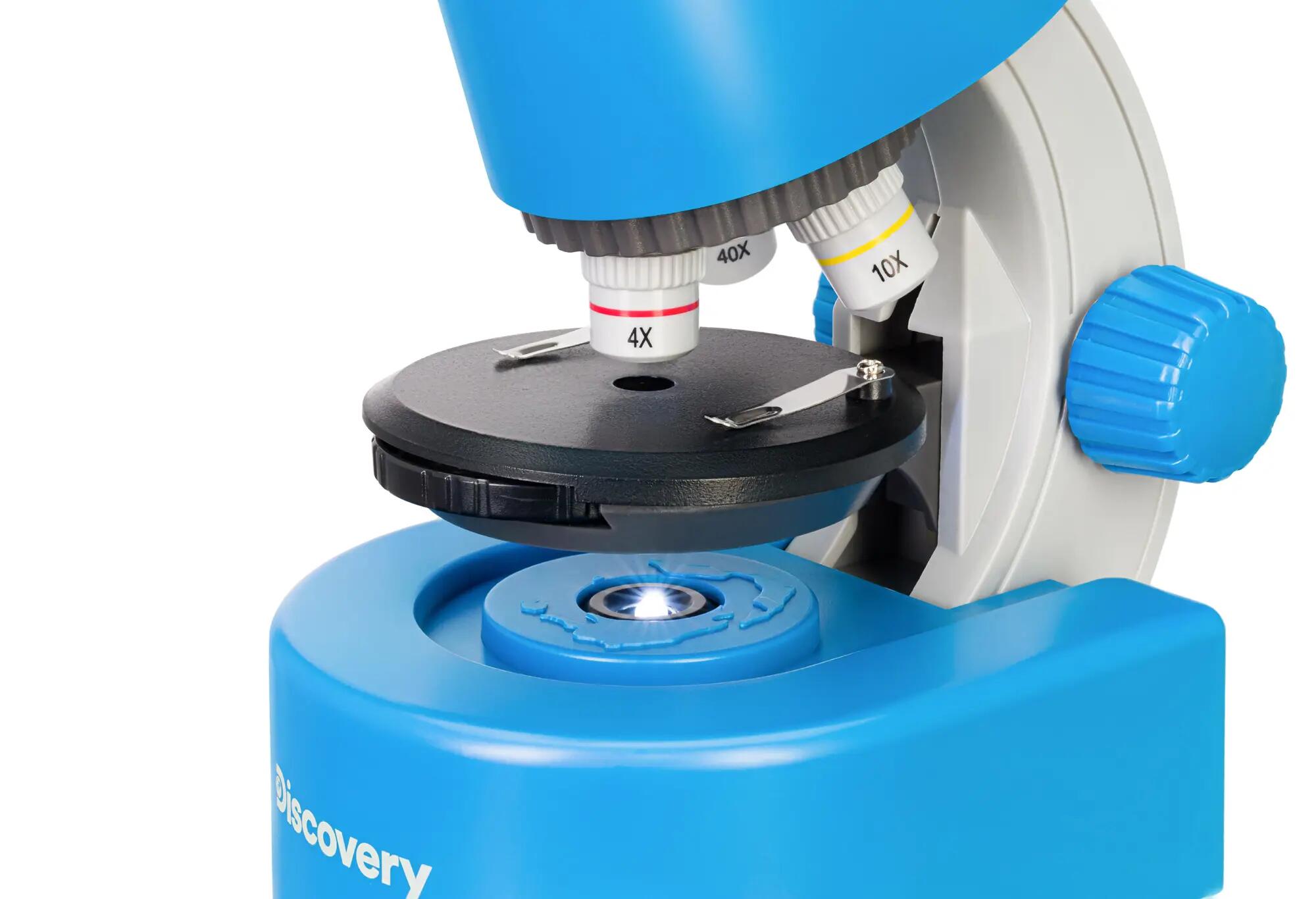 Microscopio Levenhuk Discovery Micro Gravity con libro in inglese 13/15