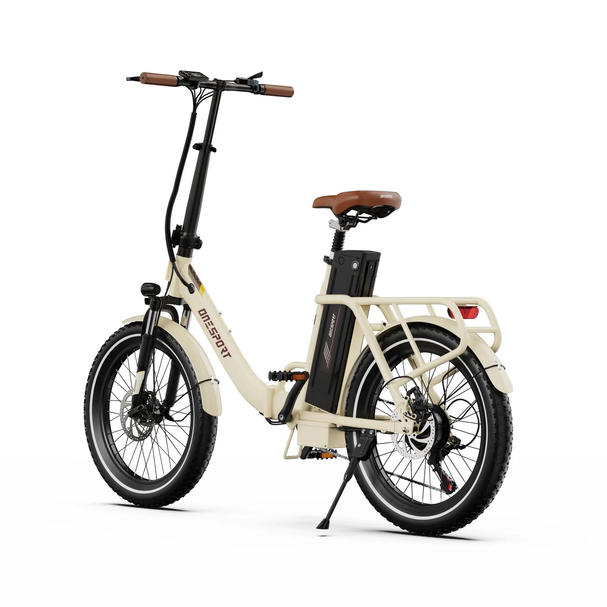 ONESPORT OT16 PRO Vélo Électrique Pliable 250W, 48V 17Ah, Shimano 7 Vitesses 7/10