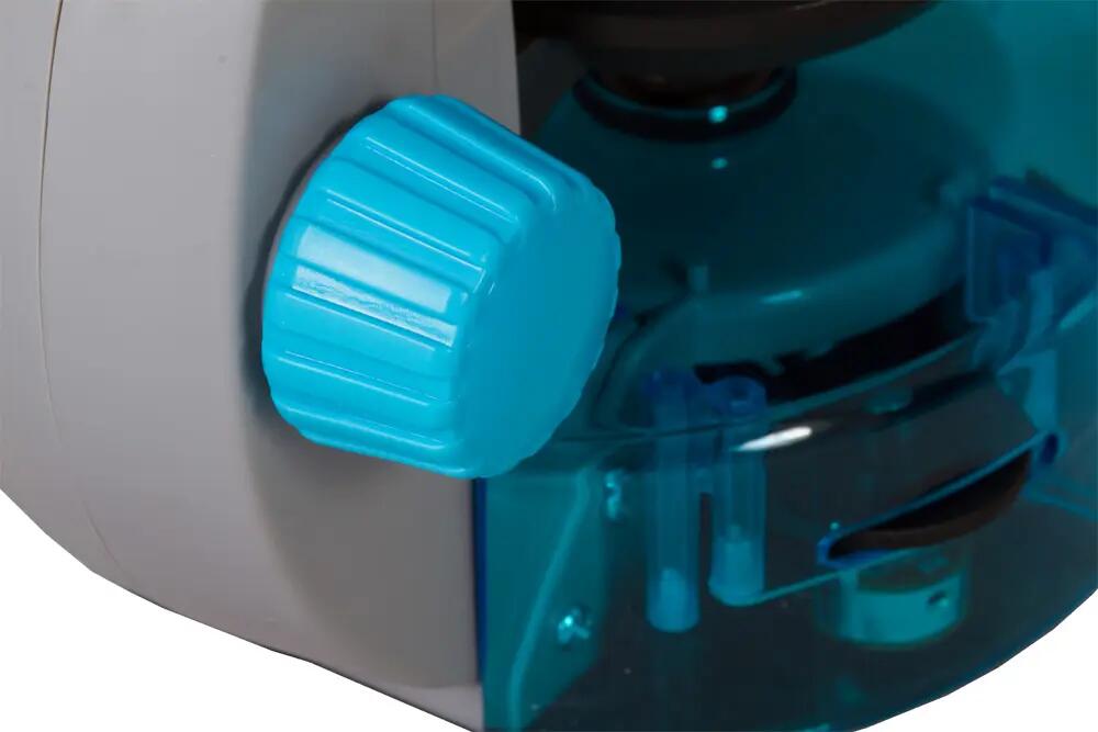 Microscopio Levenhuk LabZZ M101 Azzuro con libro in tedesco 7/13