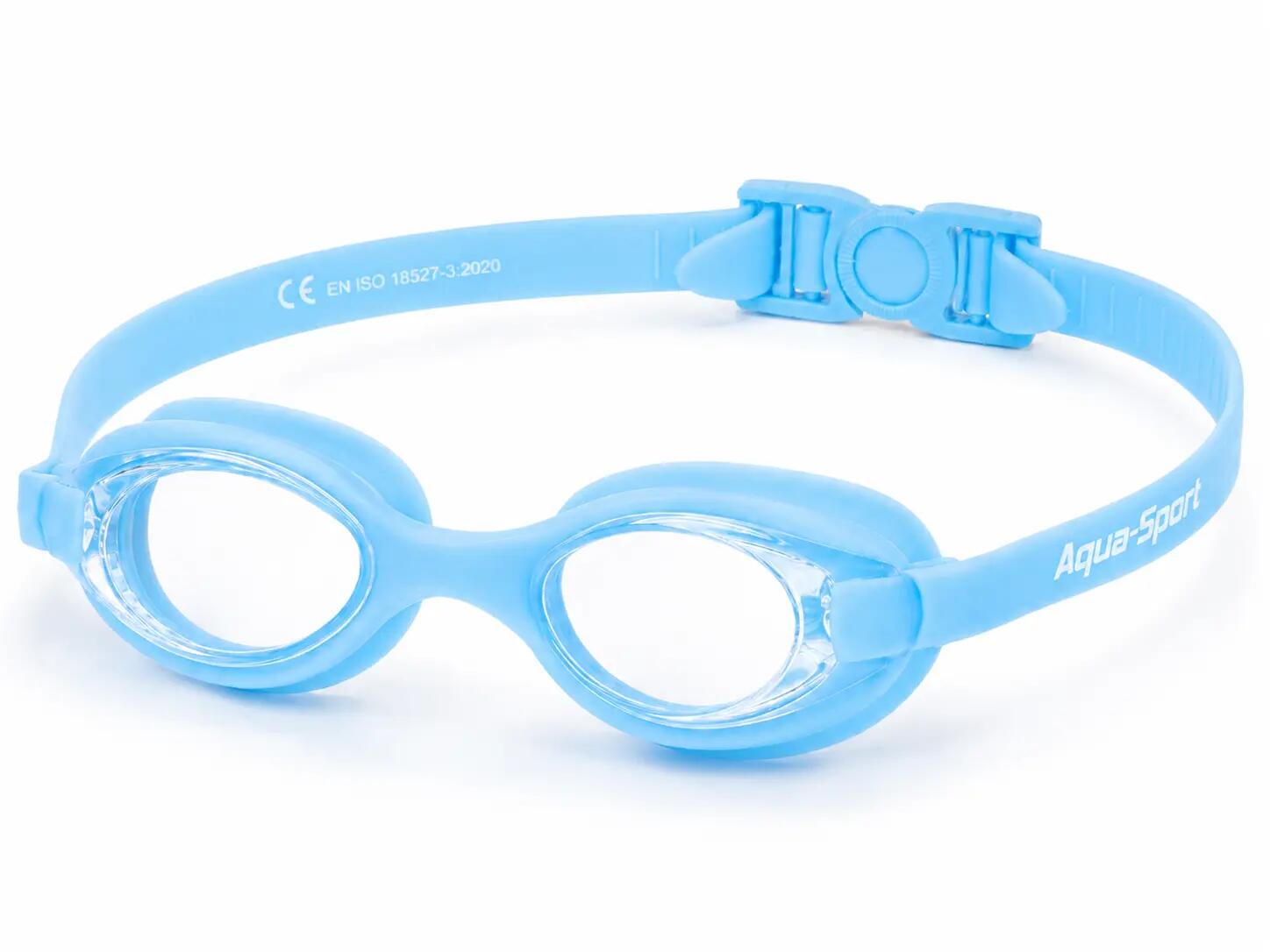 Okulary pływackie dla dzieci do pływania etui zatyczki Aqua-Sport Bubbly Look 2/7