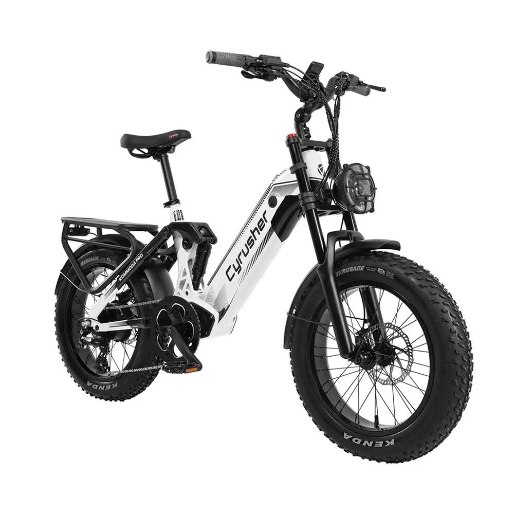 Bicicletta elettrica CYRUSHER Kommoda Pro con pneumatici larghi da 20 pollici 2/5