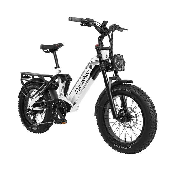 Vélo électrique tout-terrain Cyrusher Kommoda Pro avec batterie 52 V 20 Ah