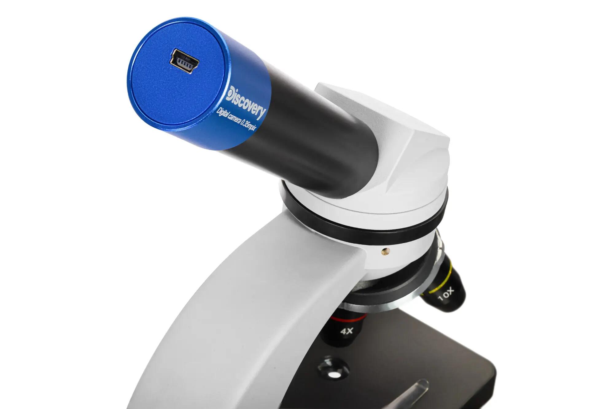 Microscopio digitale Levenhuk Discovery Nano Polar con libro in italiano 4/10