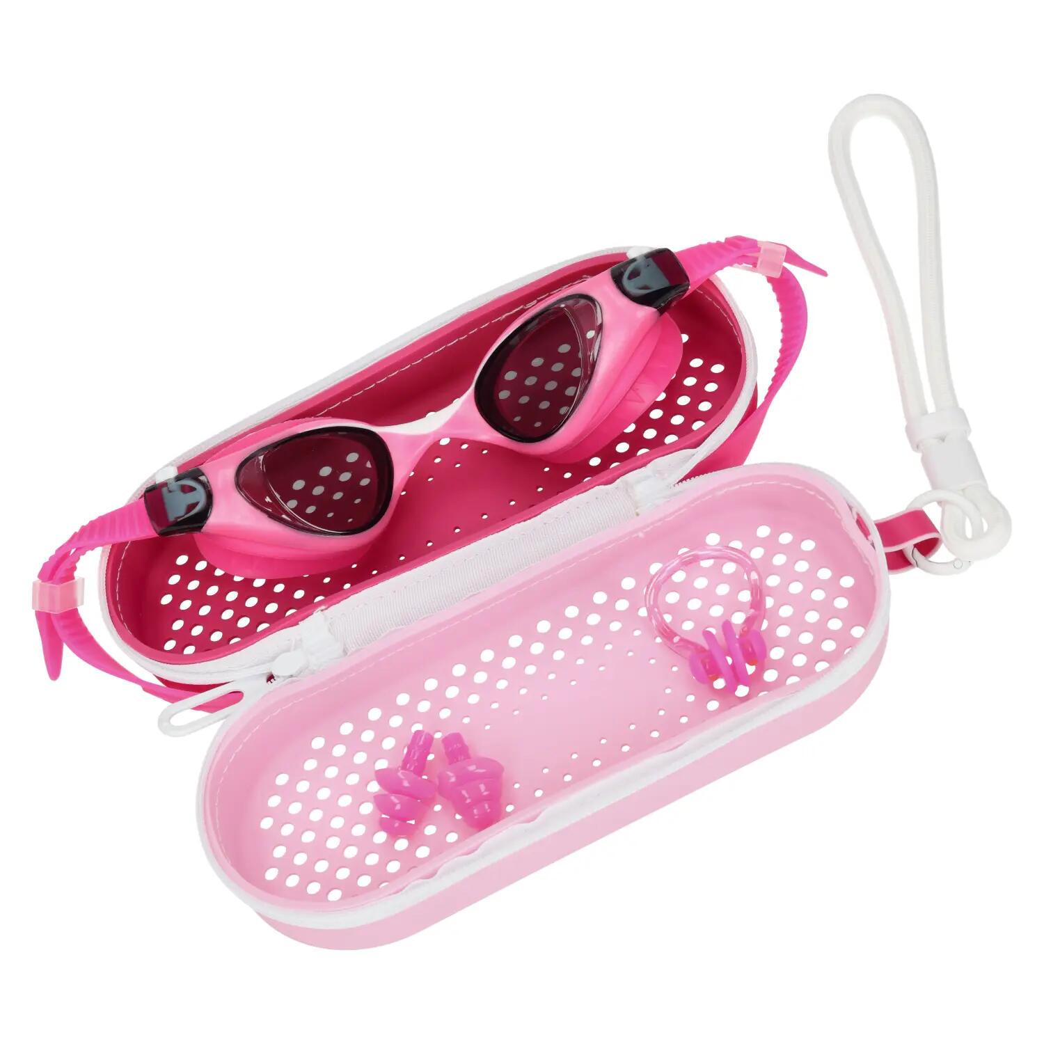 Okulary pływackie dla dzieci na basen do pływania z etui Aqua-Sport Monako 7/7
