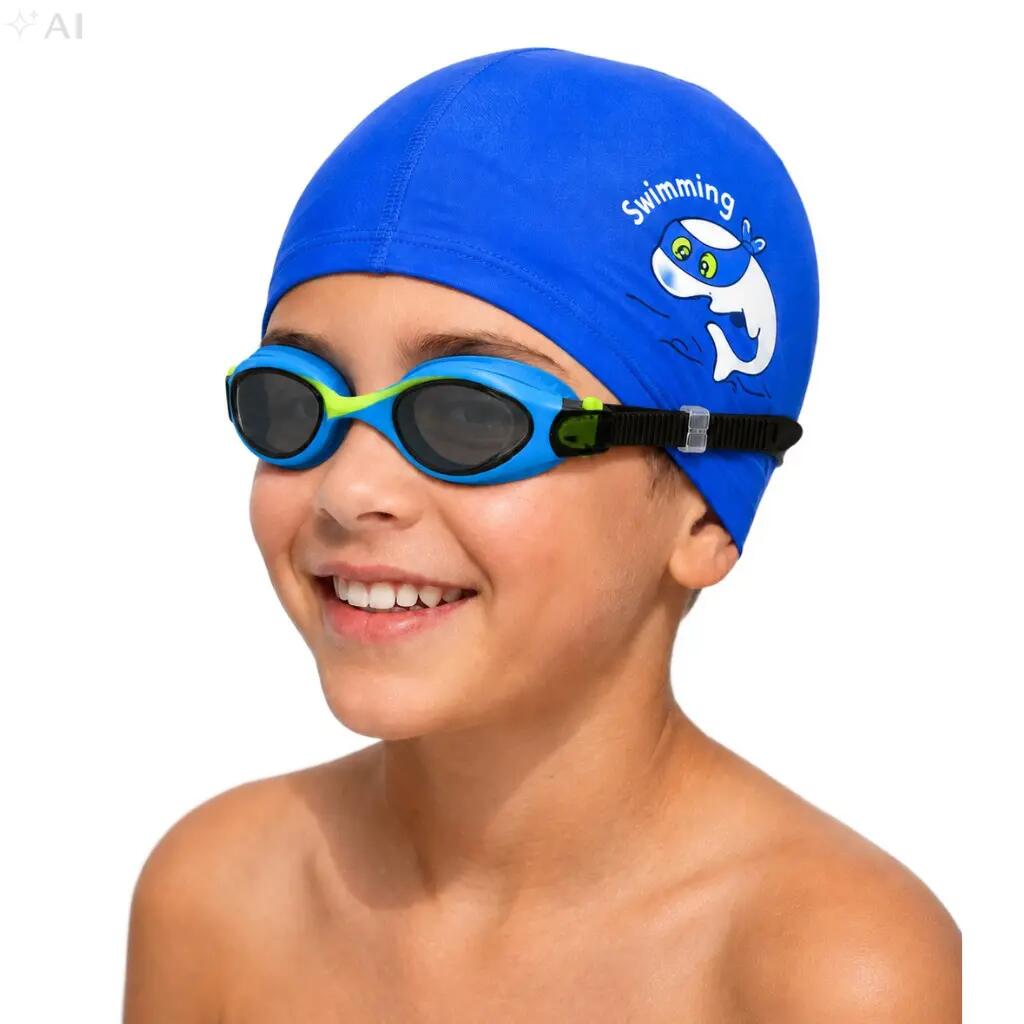 Okulary pływackie dla dzieci na basen do pływania z etui Aqua-Sport Monako 3/7