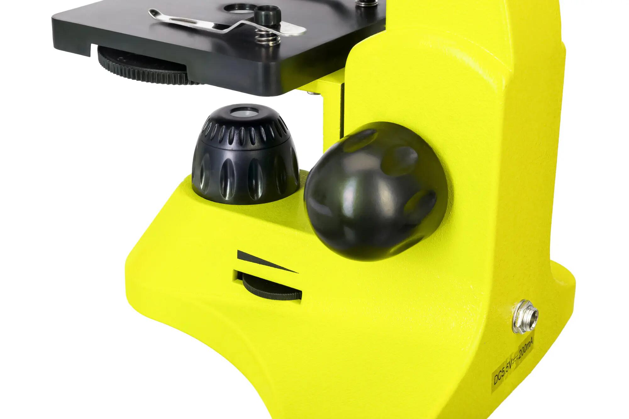 Microscopio Levenhuk Rainbow 50L Lime con libro in Bulgaro 11/15
