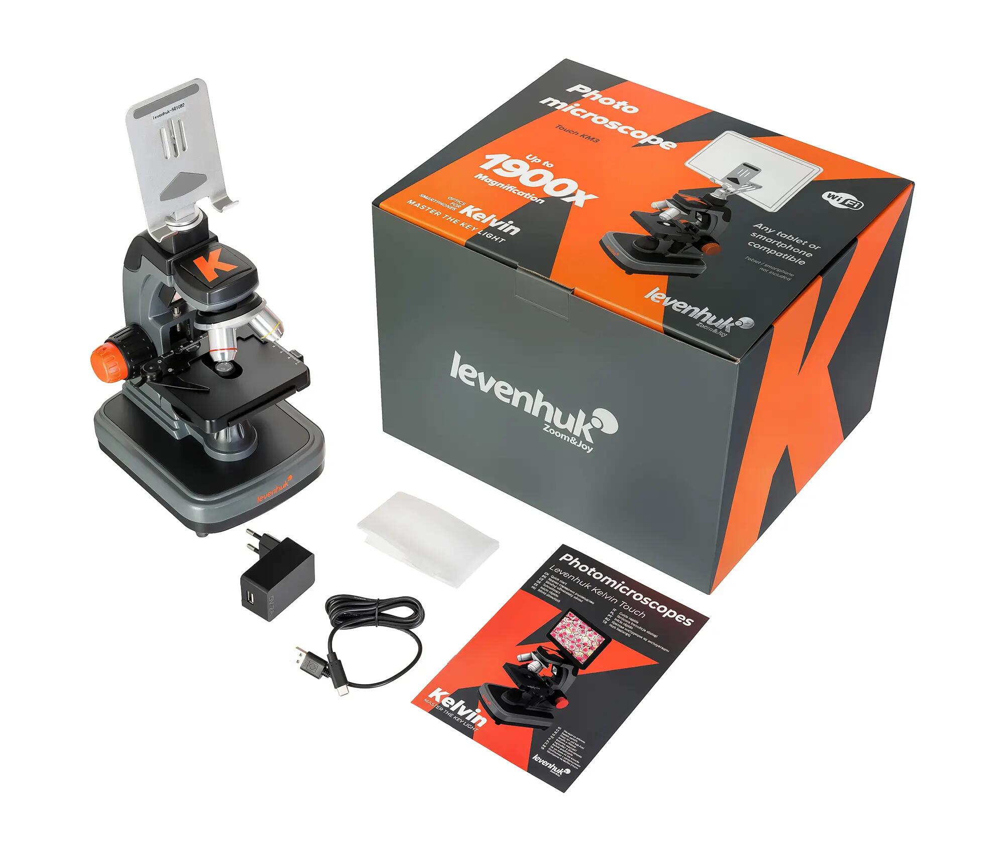Fotomicroscoop Levenhuk Kelvin Touch KM3 2/15