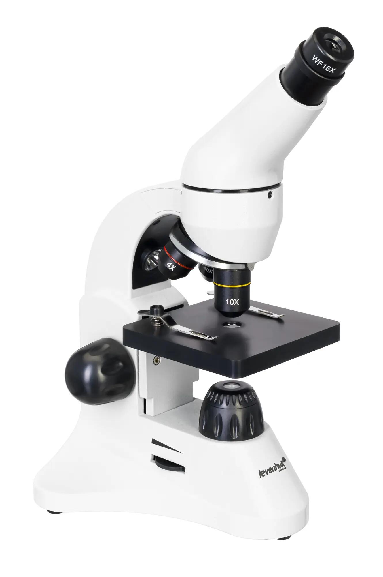 Microscopio Levenhuk Rainbow 50L PLUS Pietra lunare con libro in tedesco 7/15