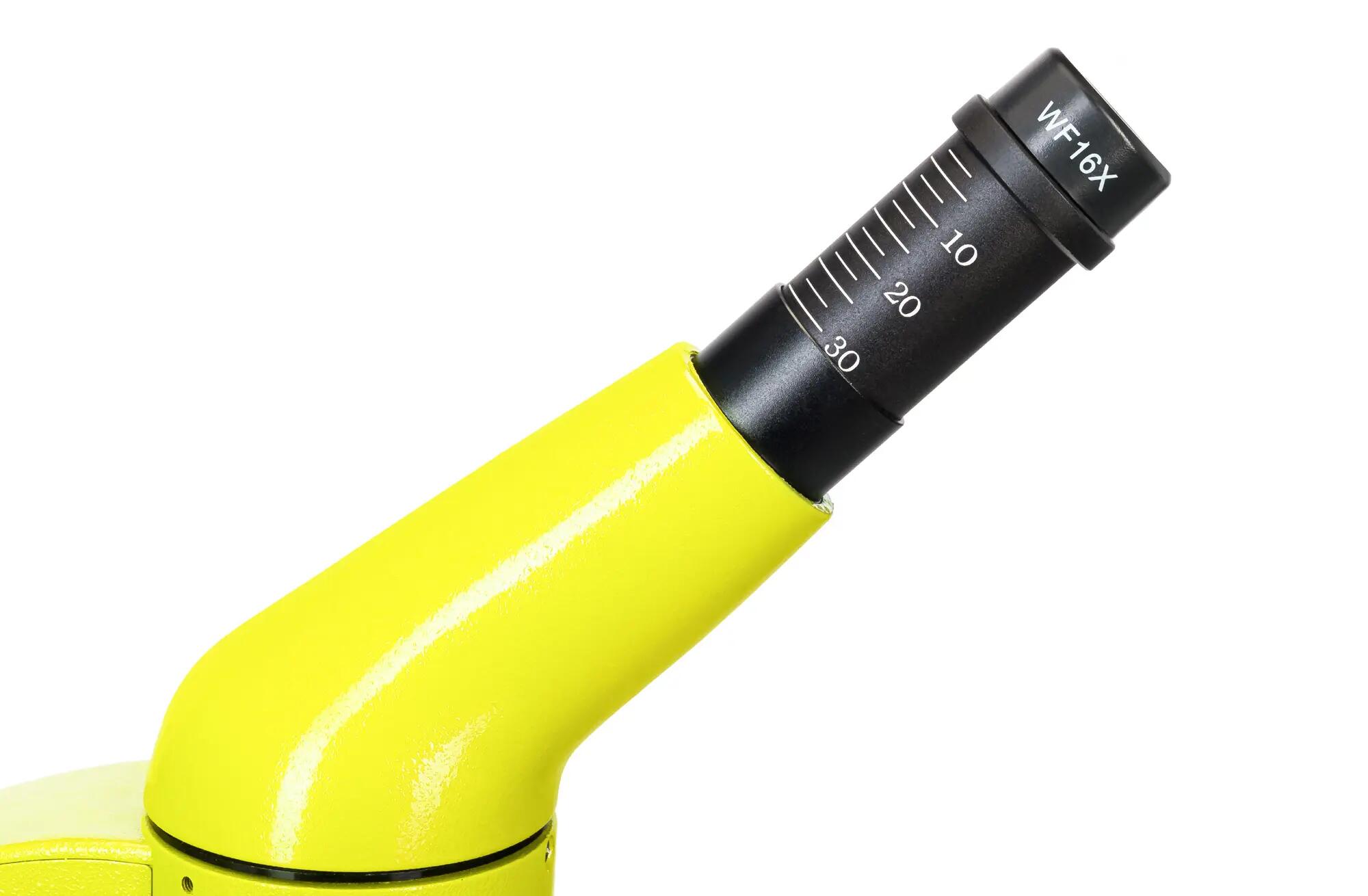 Microscopio Levenhuk Rainbow 50L PLUS Verde limetta con libro in tedesco 12/15