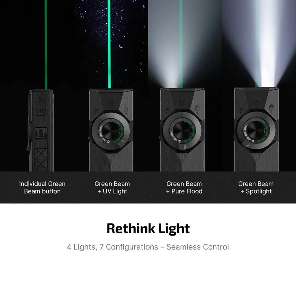 Torcia EDC ArkPro Ultra Class 1 1700 lumen con laser verde 9/13