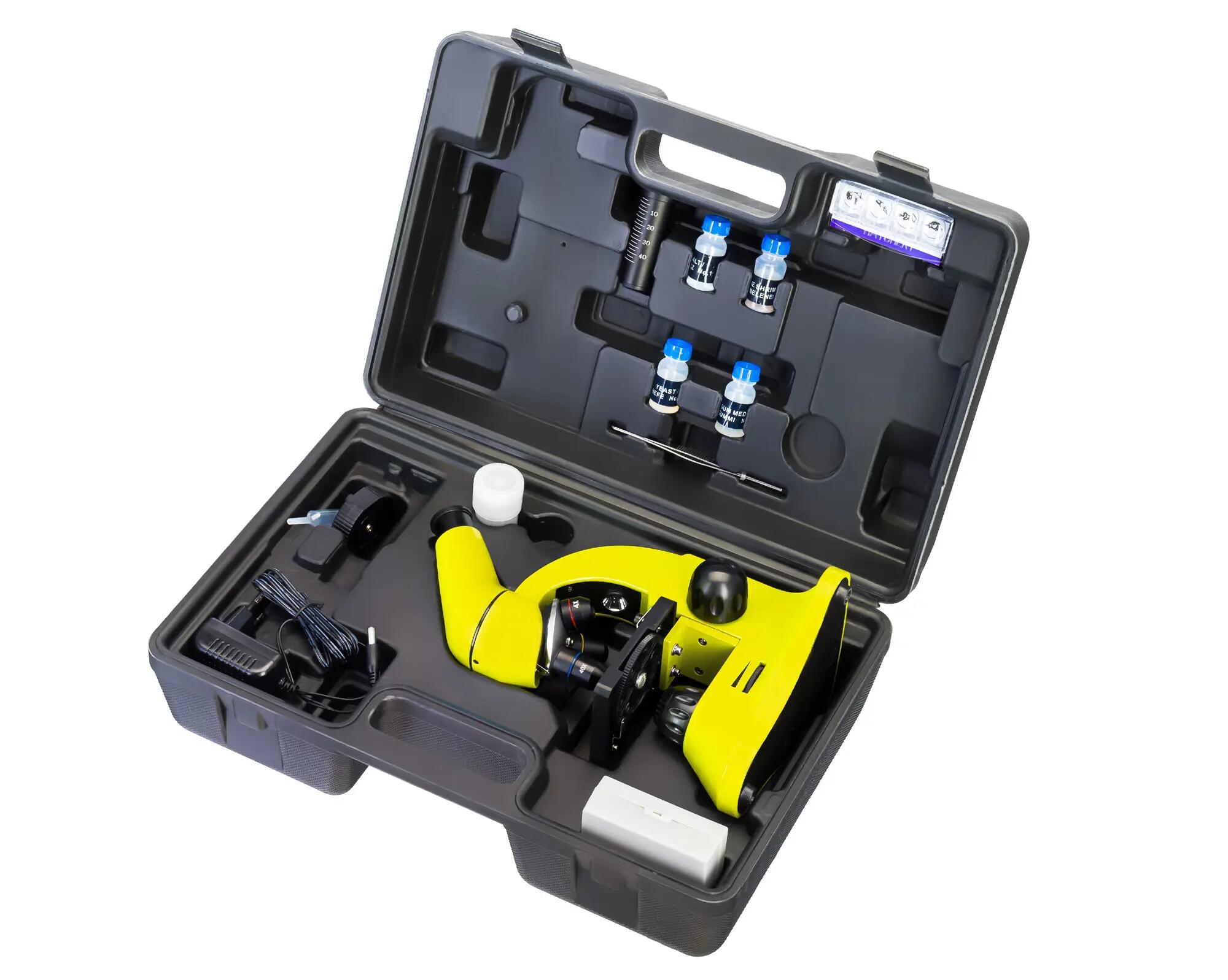 Microscopio Levenhuk Rainbow 50L Lime con libro in Bulgaro 2/15