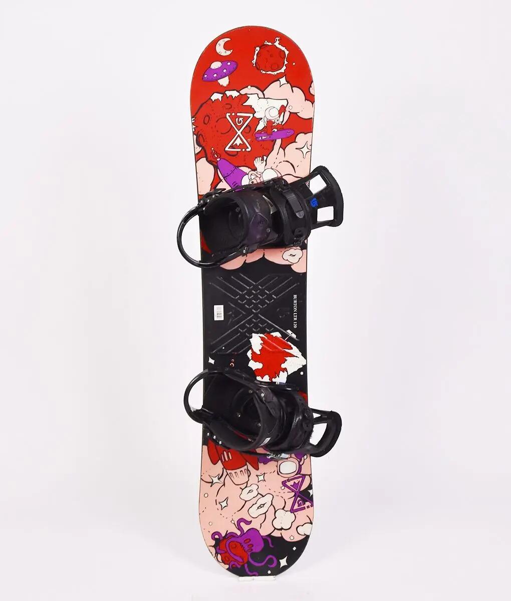 RECONDITIONNE - Snowboard Occasion Burton LTR (rouge) - BON 1/3