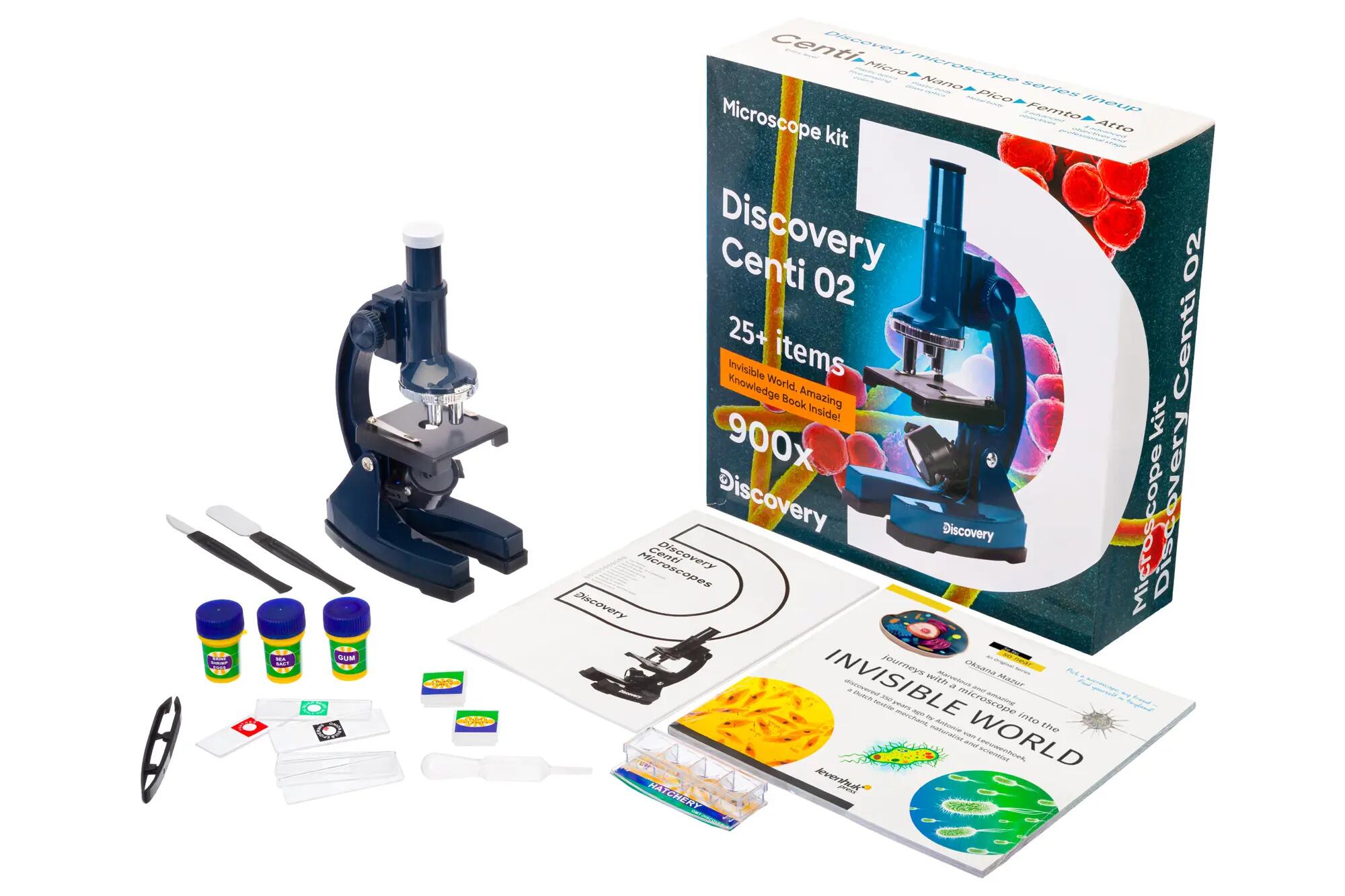 Microscopio Levenhuk Discovery Centi 02 con libro in inglese 2/15