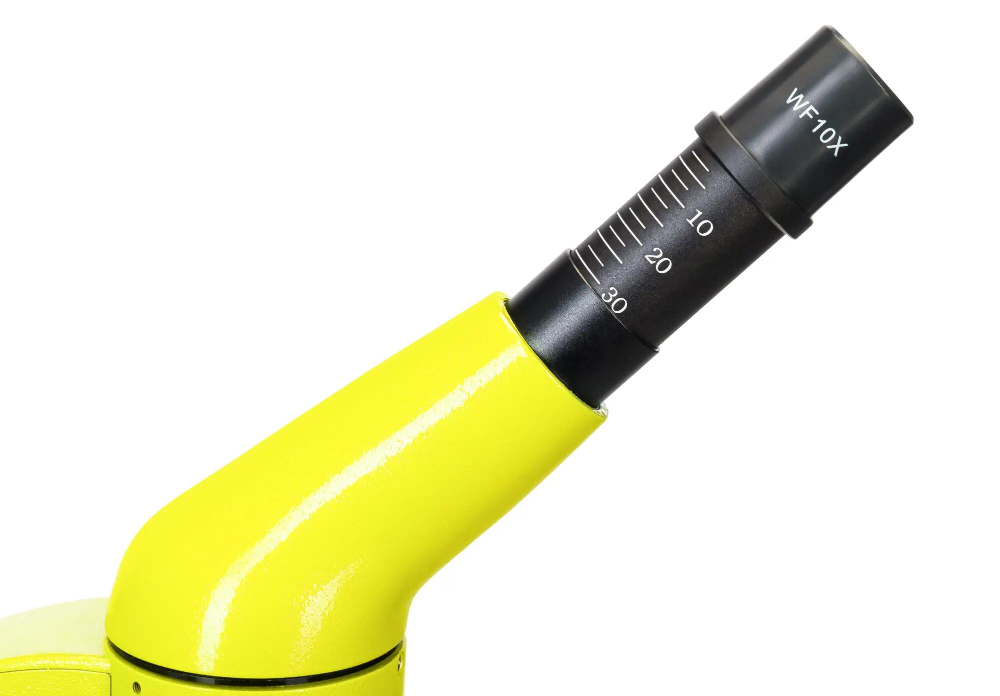 Microscopio Levenhuk Rainbow 50L Lime con libro in Bulgaro 8/15