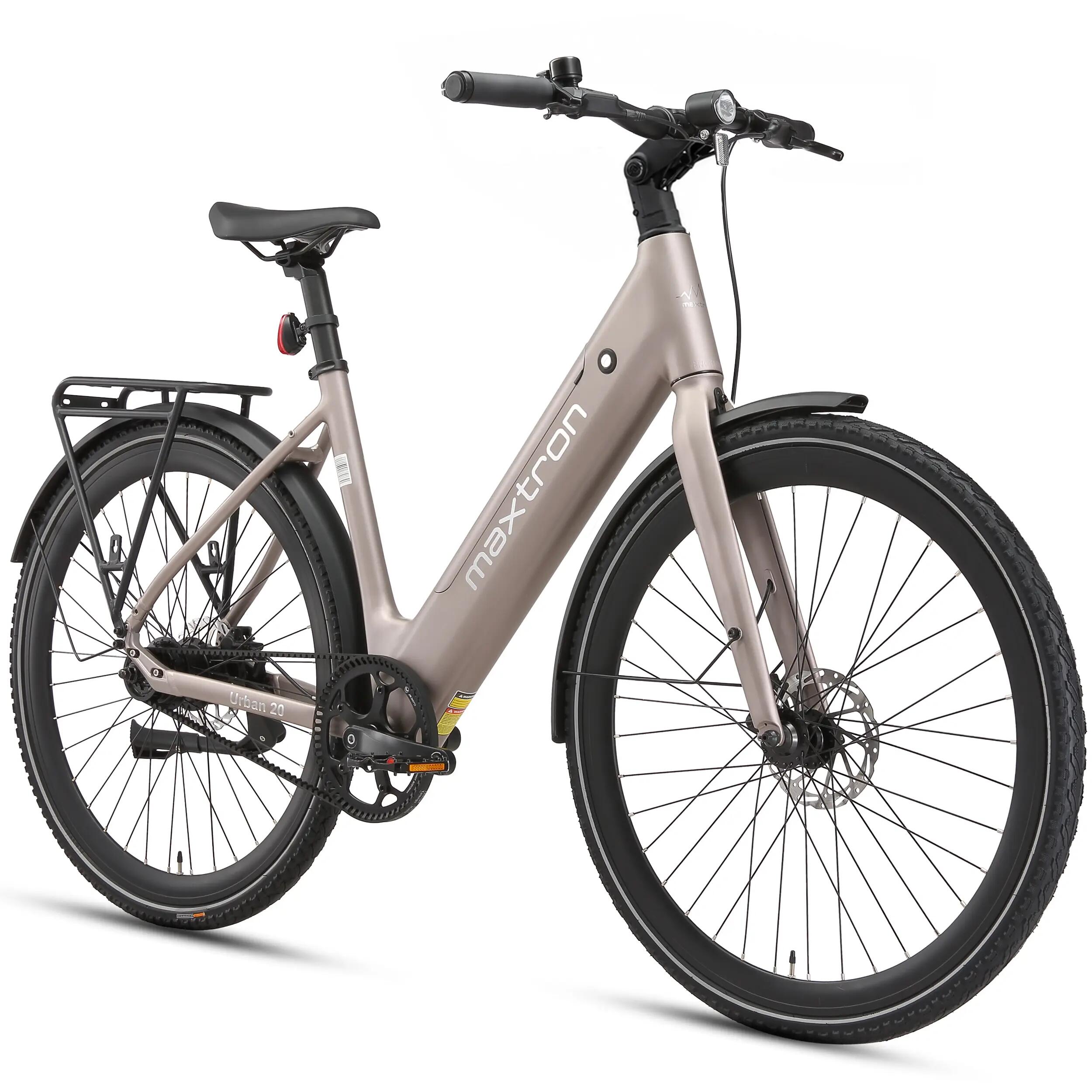 Urban20 Vélo électrique ville 250W, capteur de couple, courroie 3/5