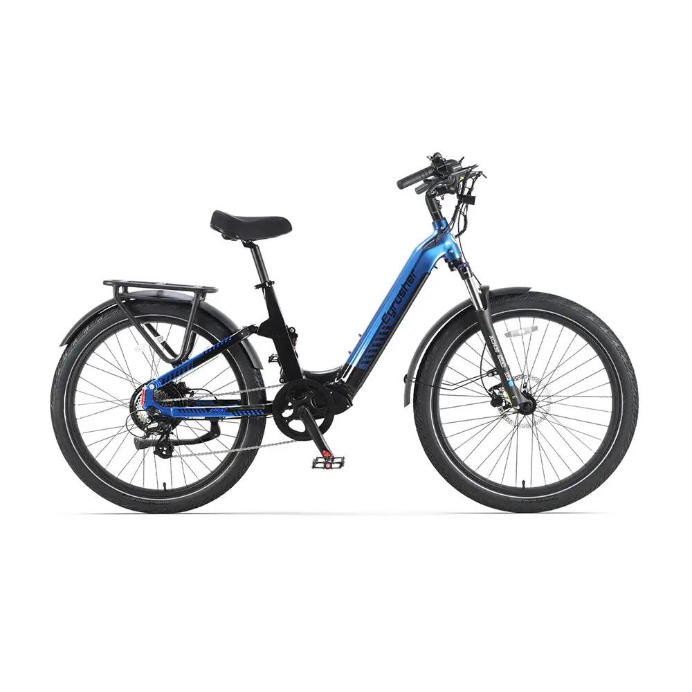 Bicicletta elettrica urbana Cyrusher Sprint con batteria da 48 V 15 Ah 3/3