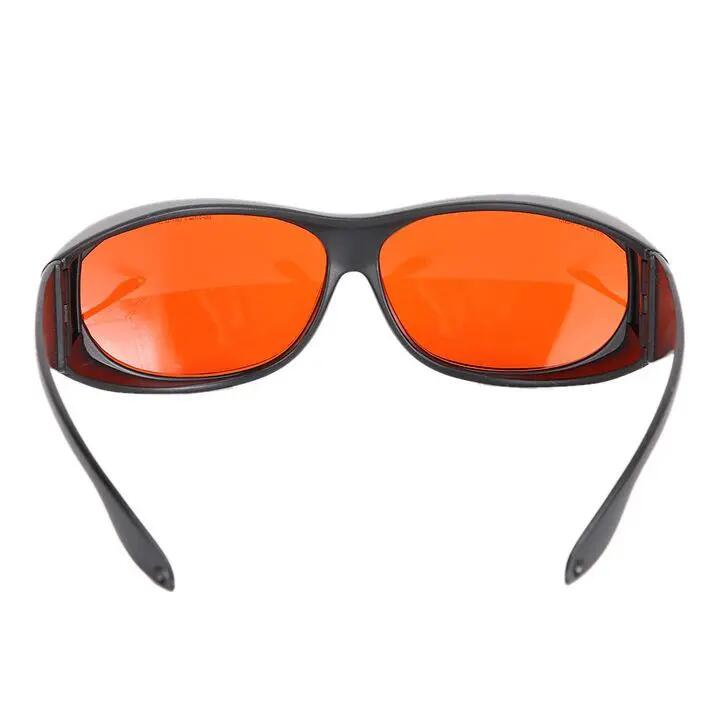 Lunettes de protection laser, 532 nm, OD4+ OD6+, noires 6/6