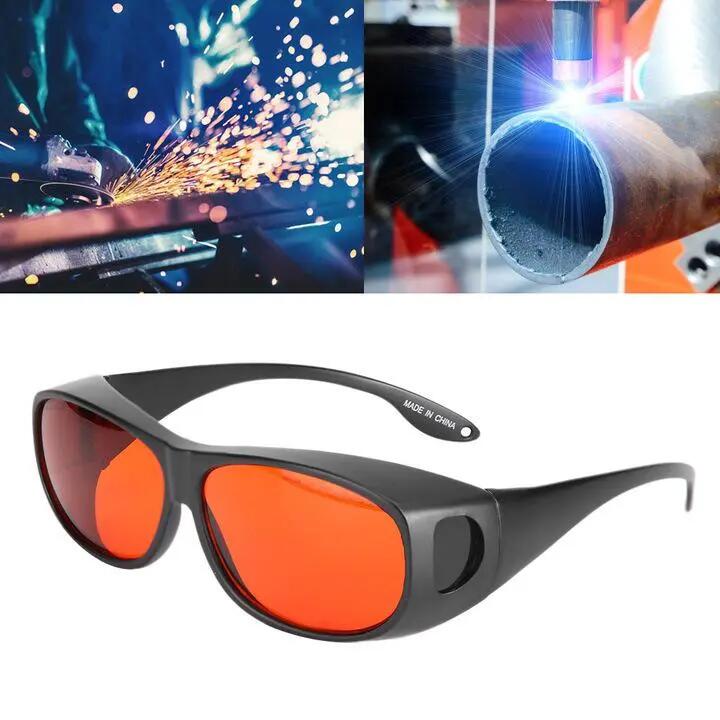 Lunettes de protection laser, 532 nm, OD4+ OD6+, noires 5/6