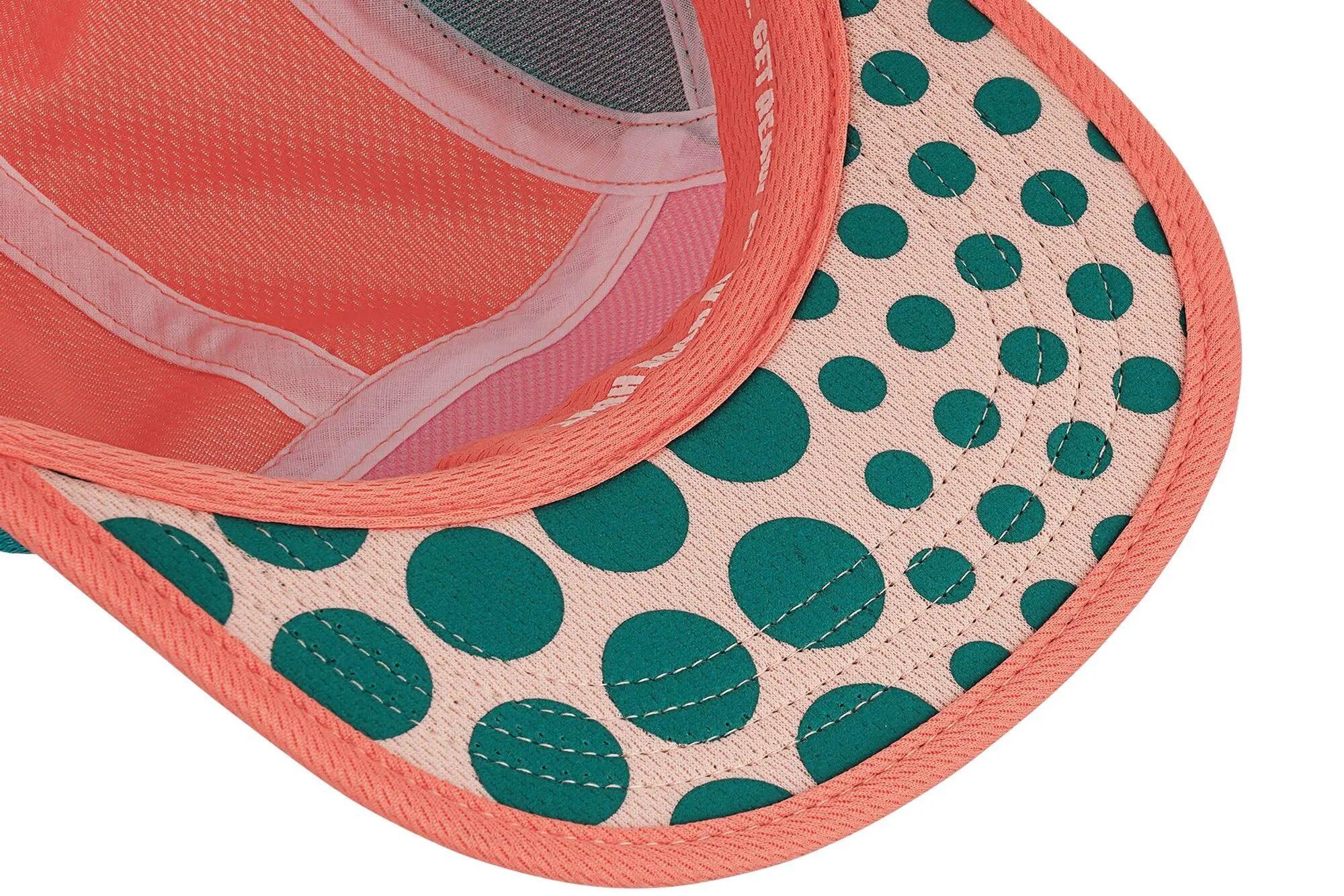 Cappellino da corsa Incylence Scarlett Moss Rosa/Beige 3/6