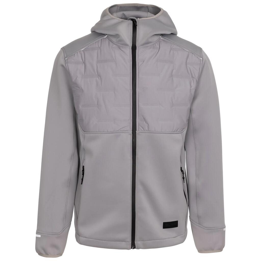 Mens Hooded Activewear Faux Down Jacket With Zipped Pockets Bolfort