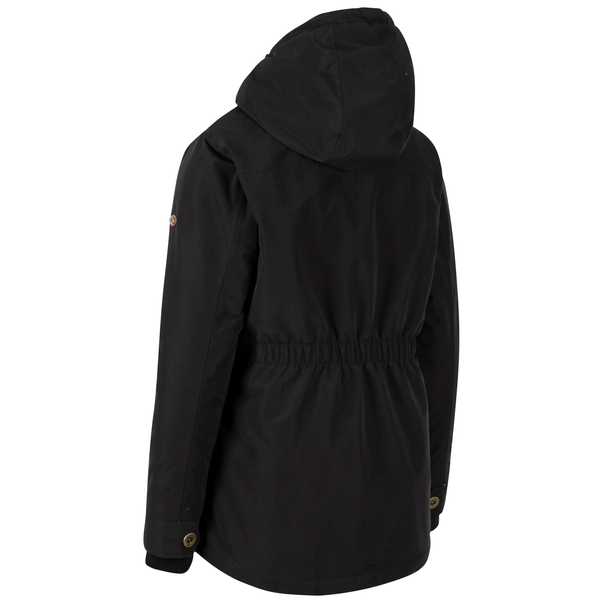 Womens Waterproof Jacket  Hooded Padded Fleece Lined Token 2/5
