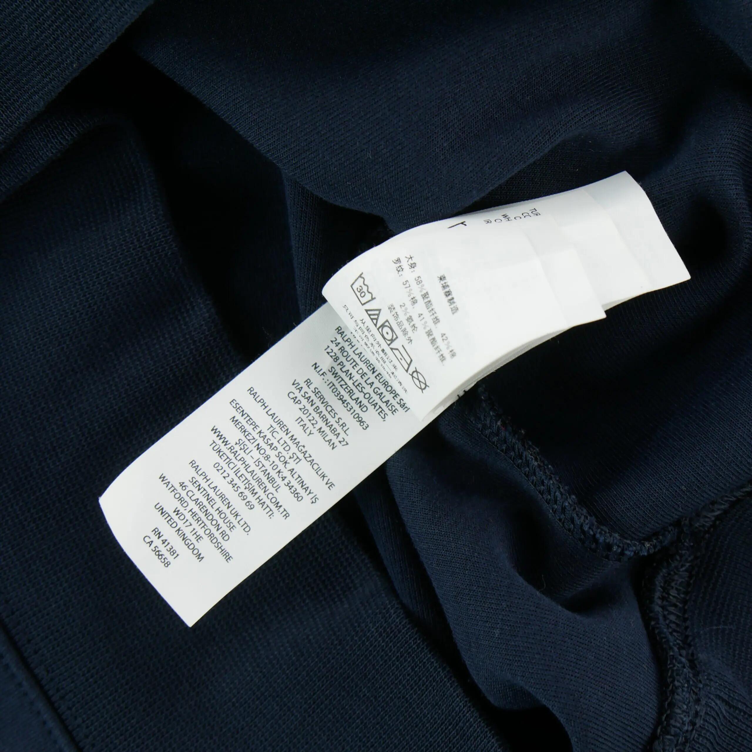 Second hand - Felpa Uomo Girocollo Pony ricamato bianco - Stato eccellente 5/5