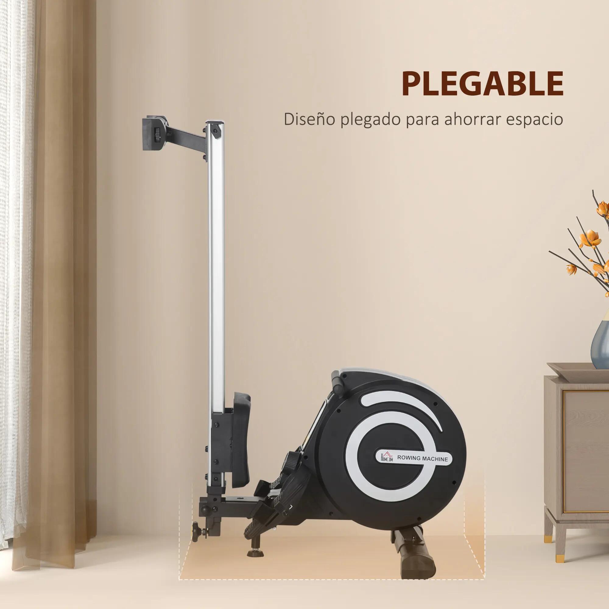 Machine à Remo Plegable avec Résistance Ajustable Volante de 4kg et Moniteur LCD 9/9