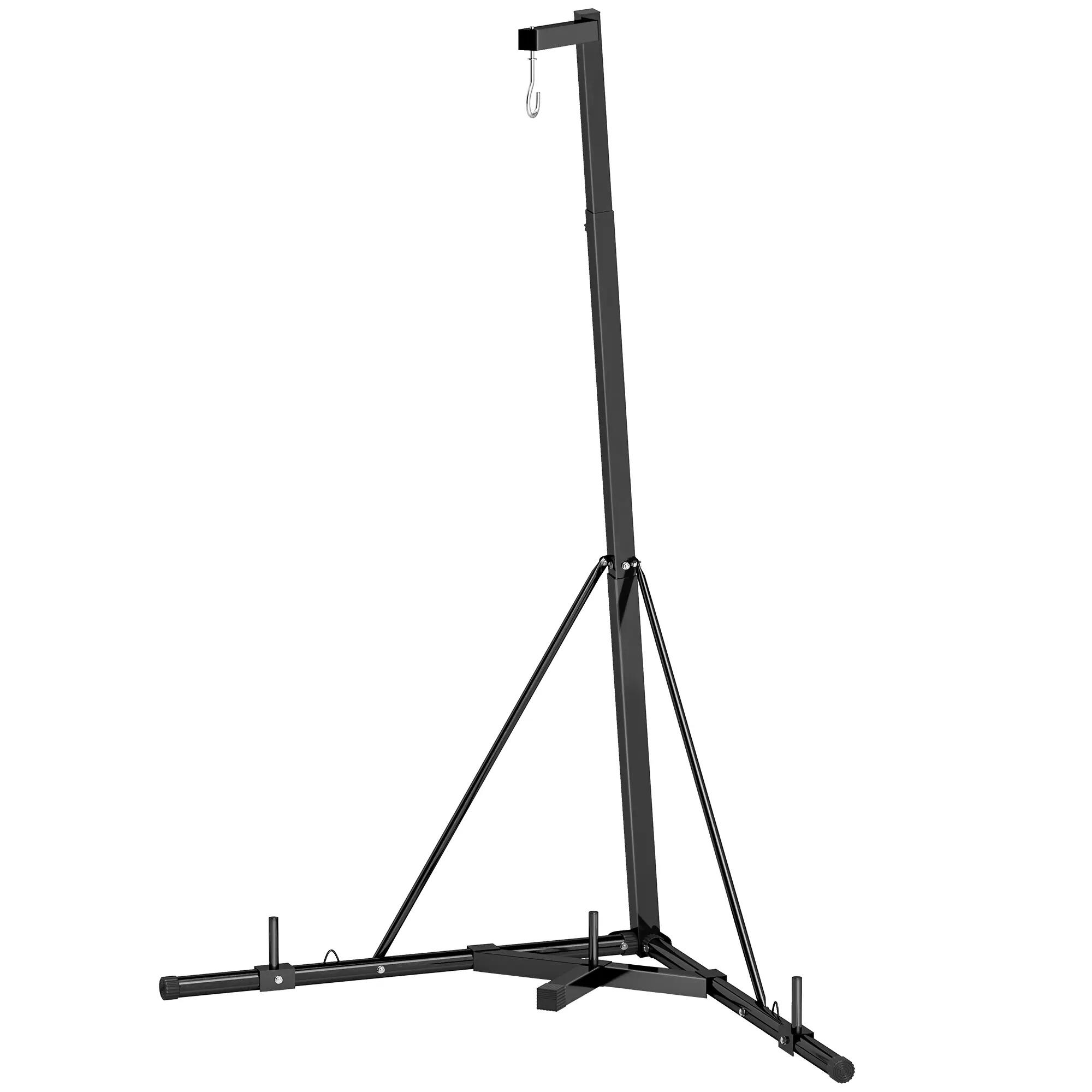 Support de sac de frappe autoportant réglable en hauteur avec base triangulaire, 2/9