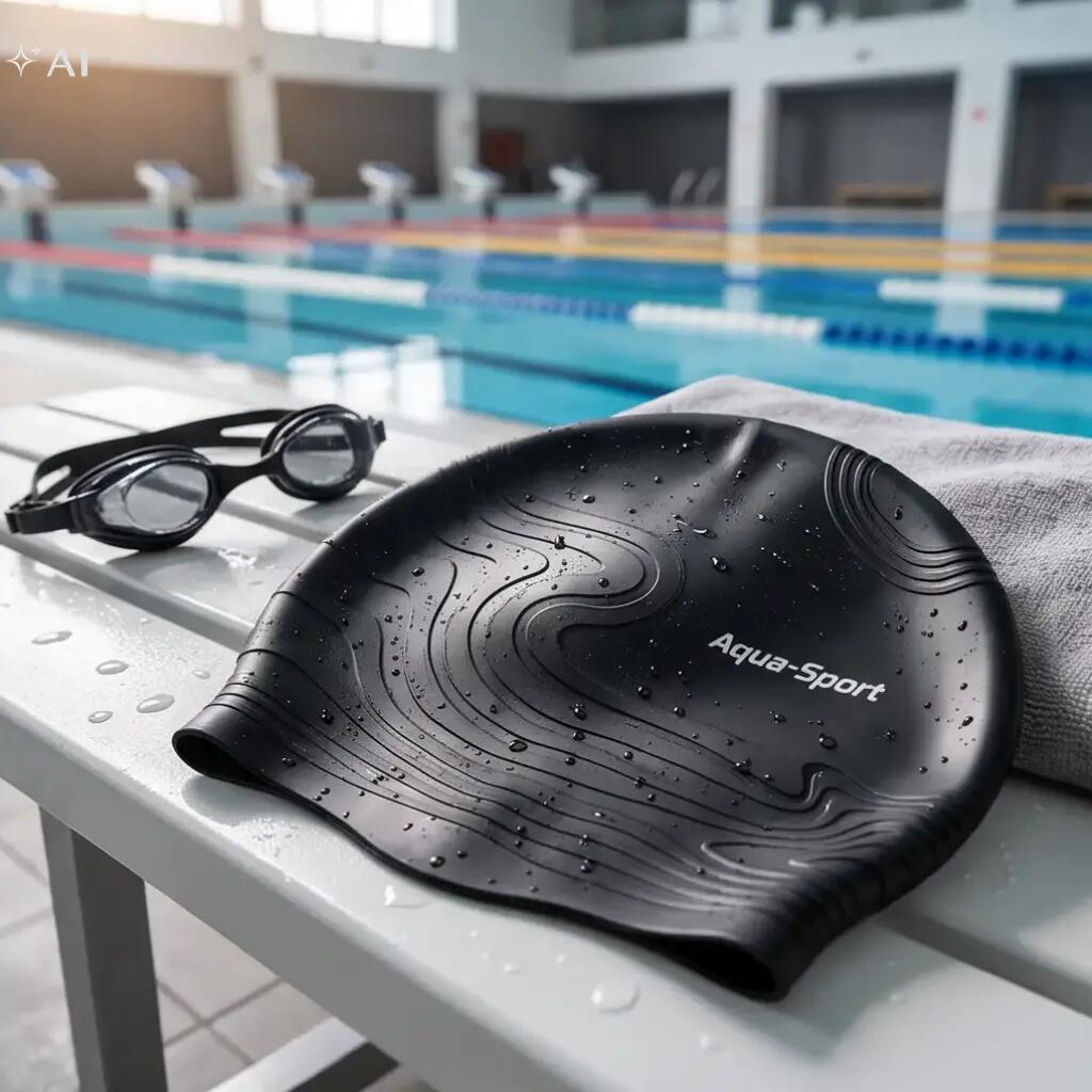 Czepek pływacki silikonowy na basen do pływania dla dorosłych Aqua-Sport Earth 5/7