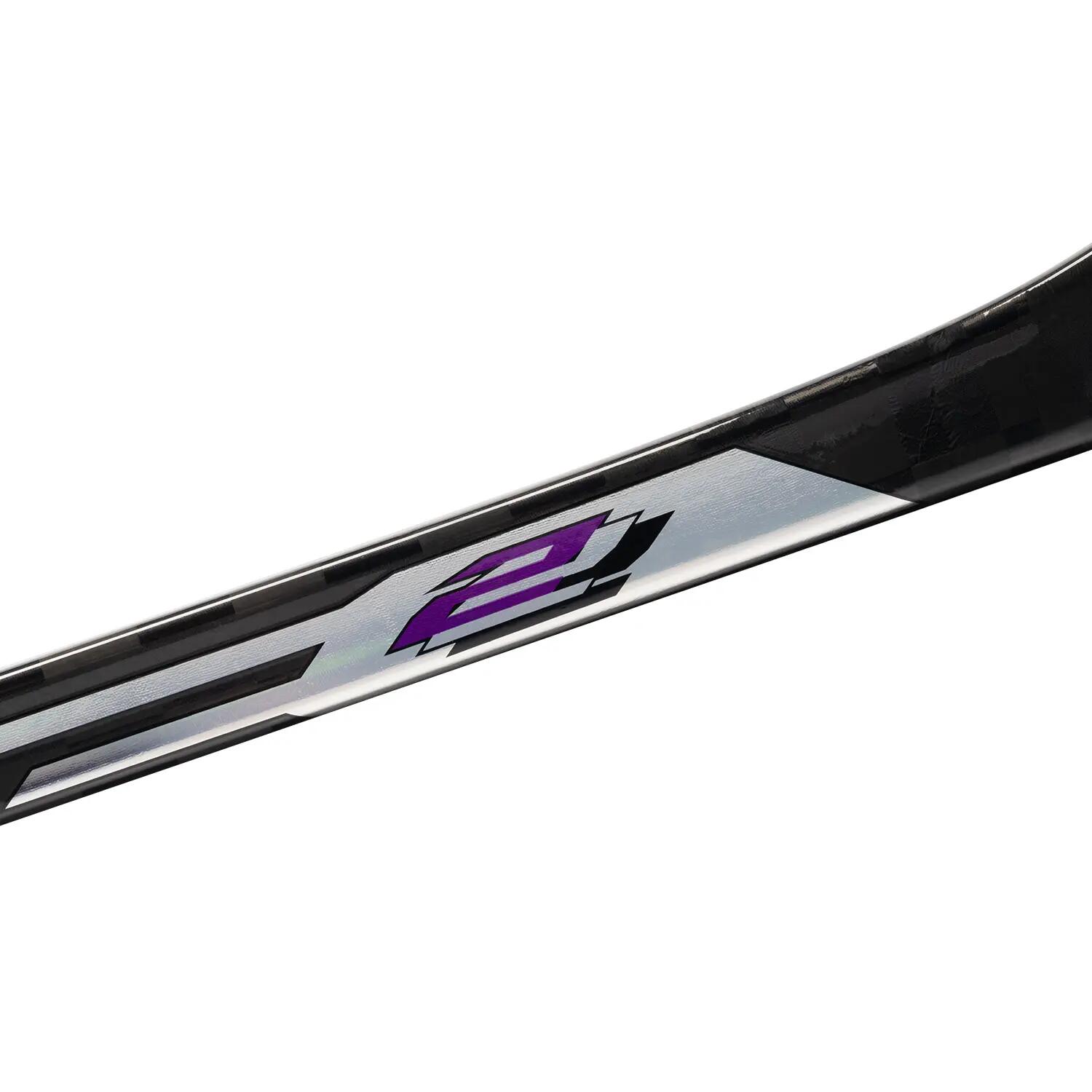 BAUER Pulse2 - 46" zwarte composietijshockeystick voor kinderen, Youth – P92 R 5/9