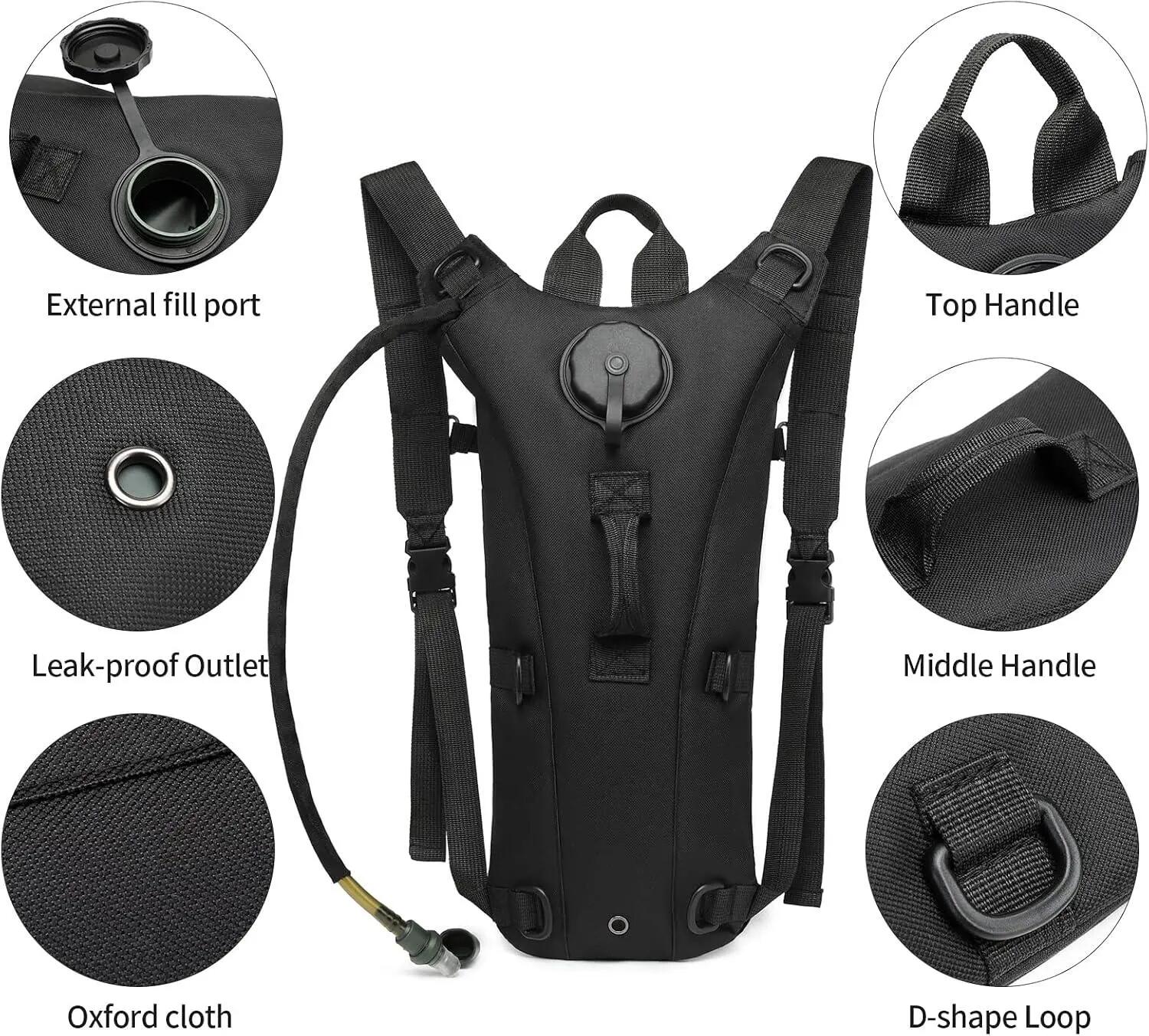 Sac à dos - Sac de sport - Sac de randonnée - Sac de voyage - Imperméable et 2/9