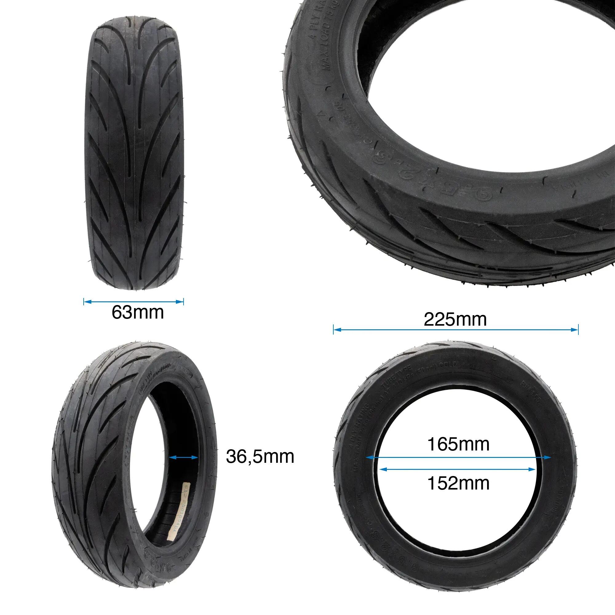 Neumático Cityroad 9,5x2,3 [Ewheel] 2/5