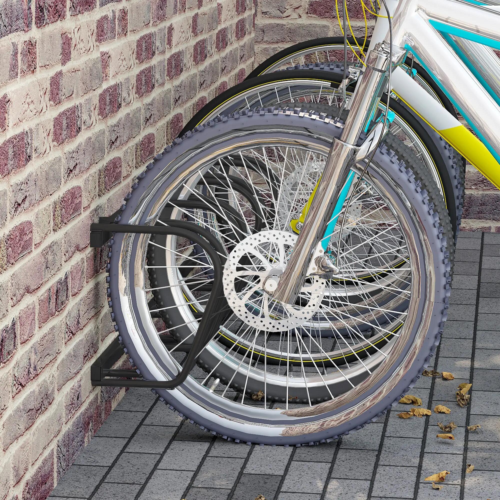 Support vélo - Camping - Unisexe - Acier modulable 4 places - Noir 4/6