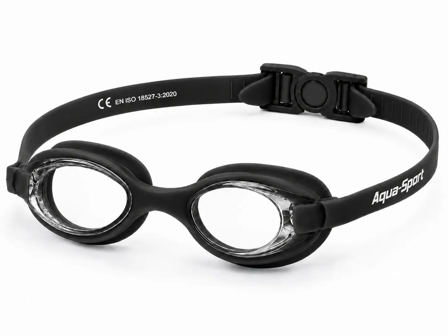 Okulary pływackie dla dzieci do pływania etui zatyczki Aqua-Sport Bubbly Look 2/7