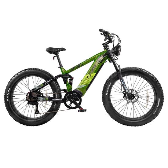 CYRUSHER Ranger 2.0 elektrische mountainbike, 52V 20Ah LG-accu, Shimano 9