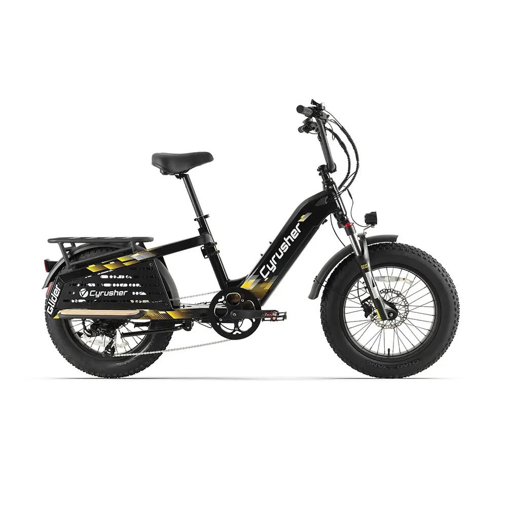 Vélo cargo électrique Cyrusher Glider avec batterie 52V 15,6AH 2/5