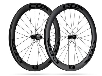 COX Drome 55 Disc Clinch Laufradsatz 28 Zoll – Carbon Rennradlaufräder Tubeless