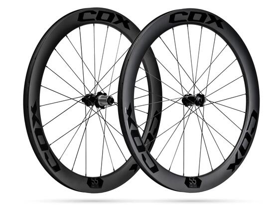 COX Drome 55 Disc Clinch Laufradsatz 28 Zoll – Carbon Rennradlaufräder Tubeless