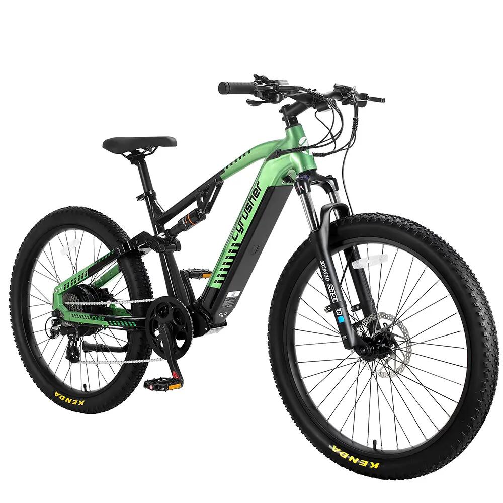 Електрически велосипед с пълно окачване Cyrusher Flex, 48V 15Ah LG